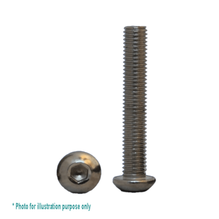 M4 X 25 G304 STAINLESS BUTTON SOCKET SCREW