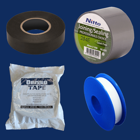 Denso, Threadseal, Electrical and Duct Tape
