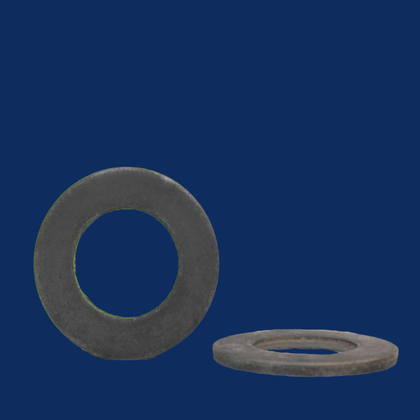 Metric Commercial Round Flat Washers Black