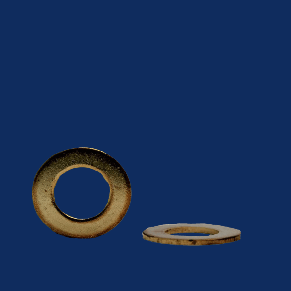 Imperial Round Flat Washers Brass