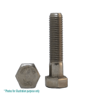 1/4 UNF X 1.1/4 G304 STAINLESS STEEL HEX BOLT