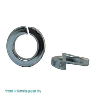 1/4 X 1/16 SQUARE SECTION ZINC SPRING WASHER