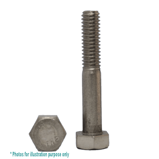1/2BSW X 1.1/2 G316 STAINLESS STEEL HEX BOLT