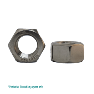 1/2-12 BSW G316 STAINLESS STEEL HEX NUT