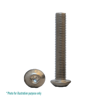 M4 X 12 G316 STAINLESS BUTTON SOCKET SCREW