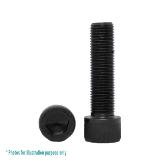 M10 - 1.25P X 25 BLACK FINE SOCKET HEAD CAPSCREW