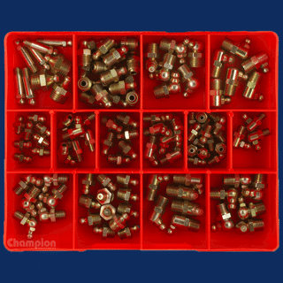 CA108 IMPERIAL GREASE NIPPLES 113 Pce ASSORTMENT 