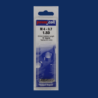 M4 - 0.70Pitch X 1.5D RECOIL INSERT PACK of 10