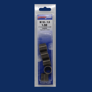 M18 - 2.50Pitch X 1.5D RECOIL INSERT PACK of 5