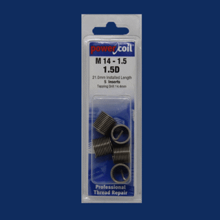 M14 - 1.50Pitch X 1.5D RECOIL INSERT PACK of 5