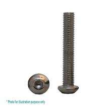 1/4UNC X 1.1/2 G304 STAINLESS BUTTON SOCKET SCREW