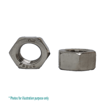 1/4 UNF G304 STAINLESS STEEL HEX NUT