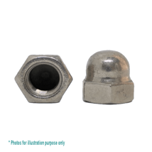 3/8 UNF G304 STAINLESS STEEL HEX DOME NUT