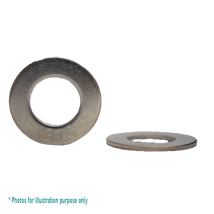M2.5 X 6mm X 0.5mm G316 STAINLESS FLAT WASHER