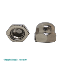 M5 G304 STAINLESS STEEL HEX DOME NUT