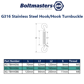 M6 G316 TURNBUCKLE HOOK/HOOK